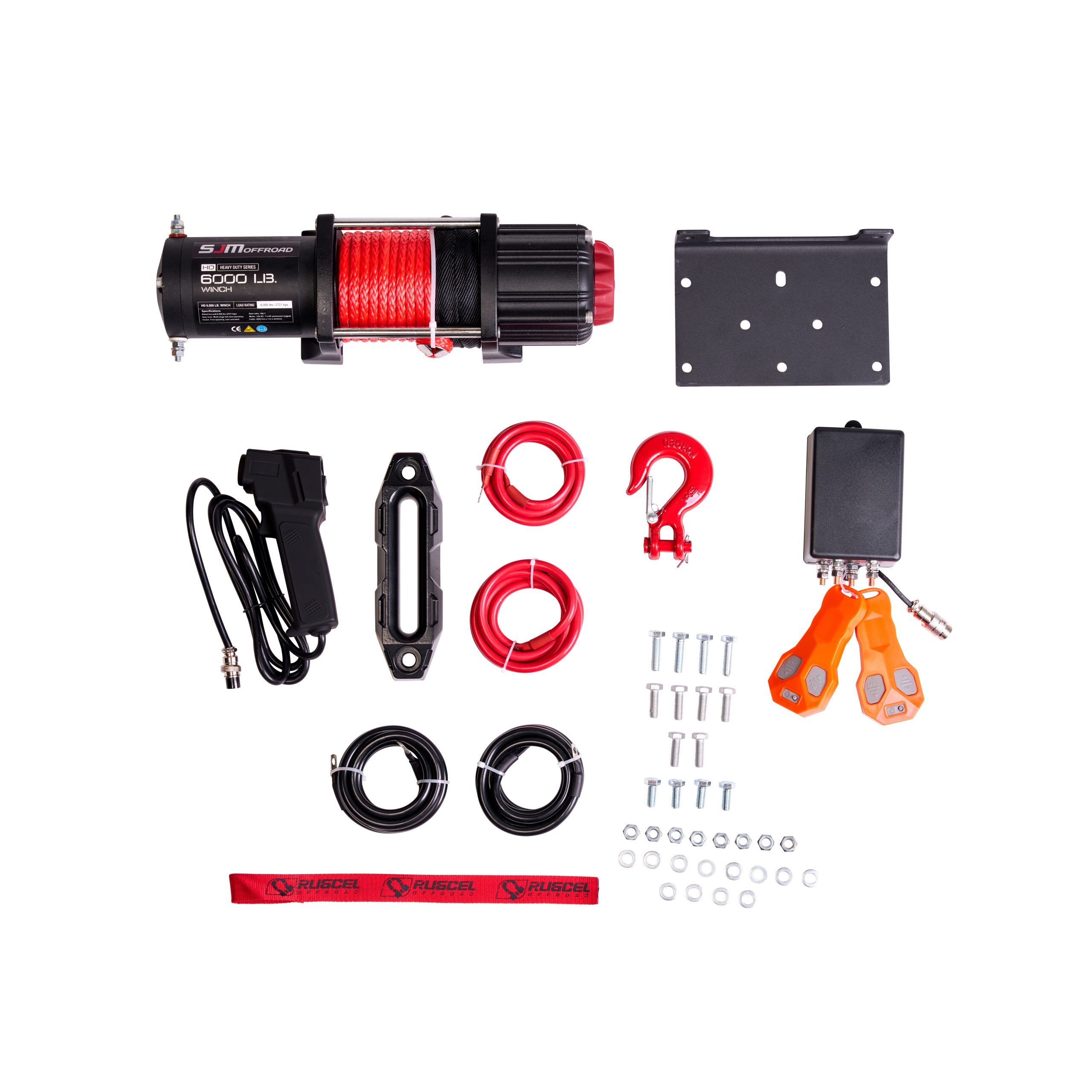 SJM 6,000 LBS12V Winch - Image 2